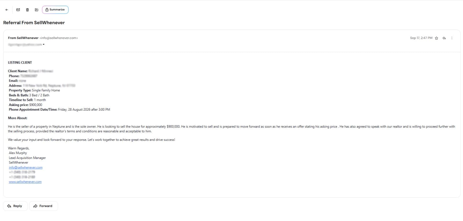Lead Email 2