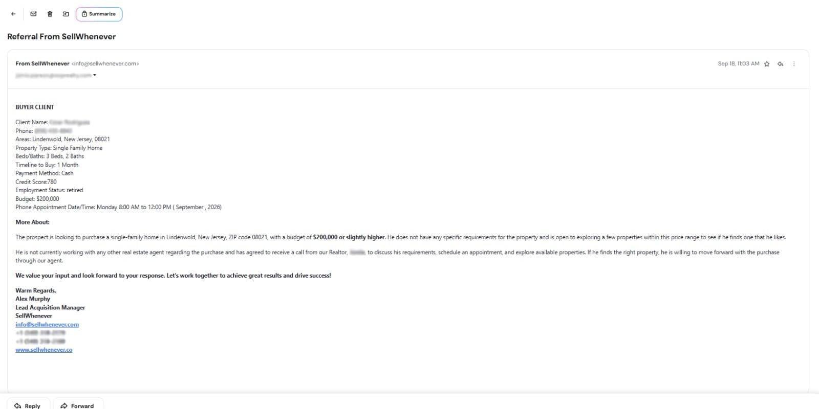 Lead Email 3