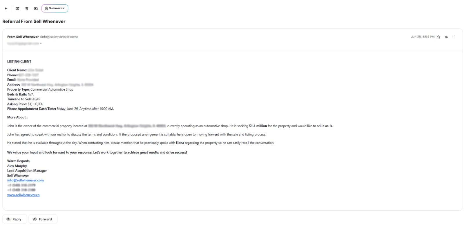 Lead Email 4