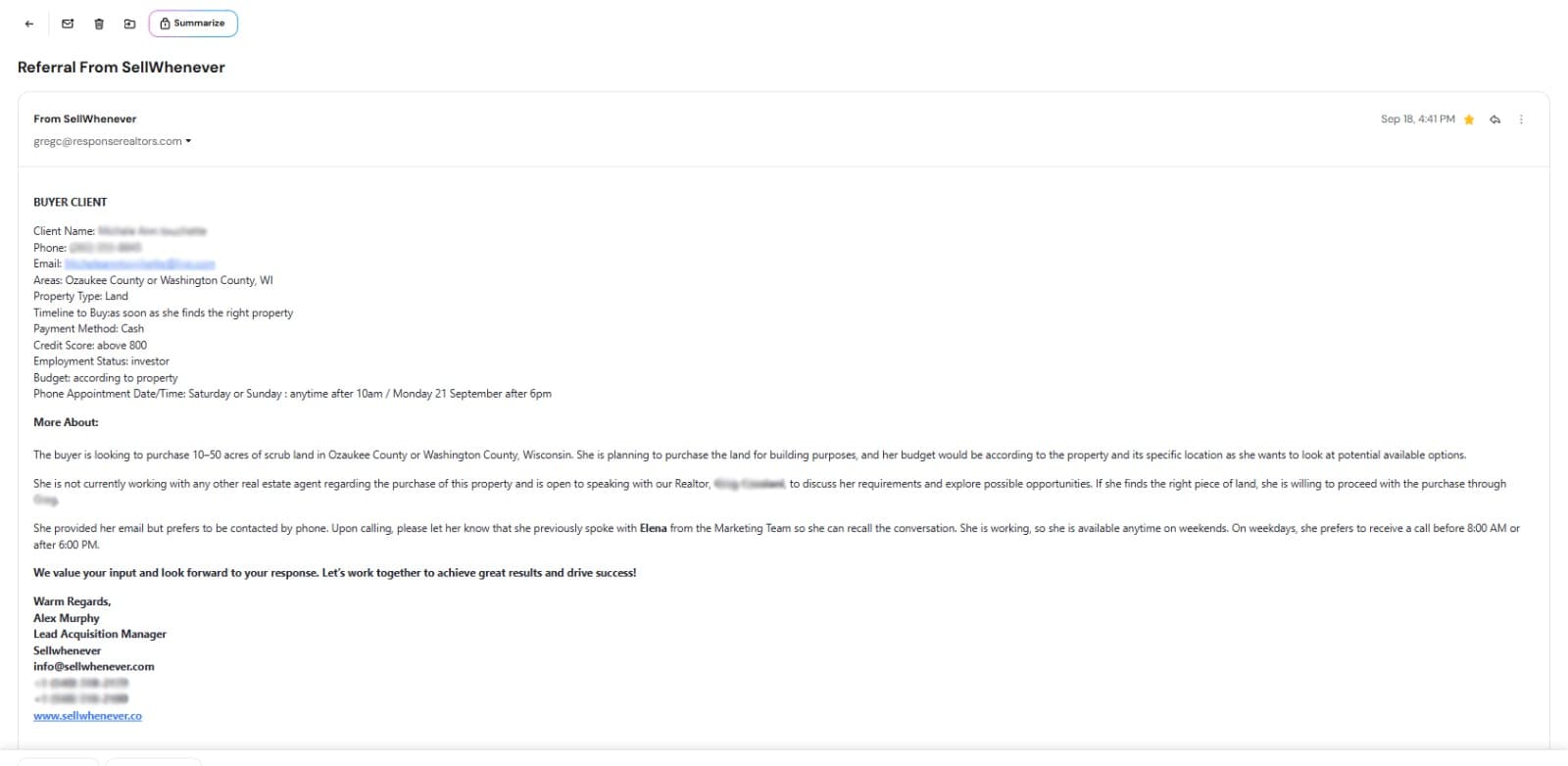 Lead Email 5